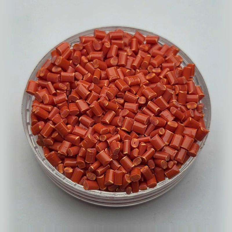 ABS ORANGE resin pellets